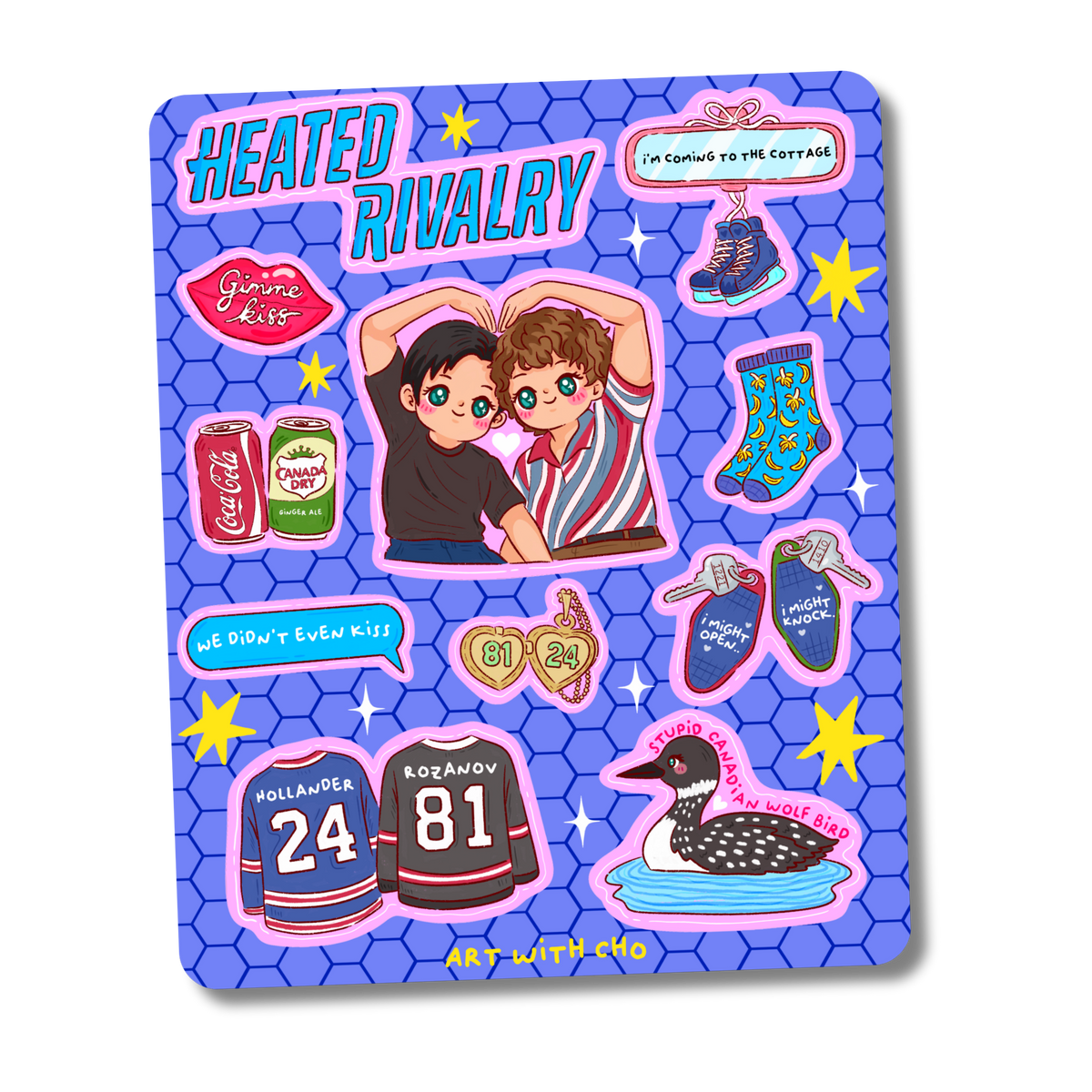 Heated Rivalry Sticker Sheet