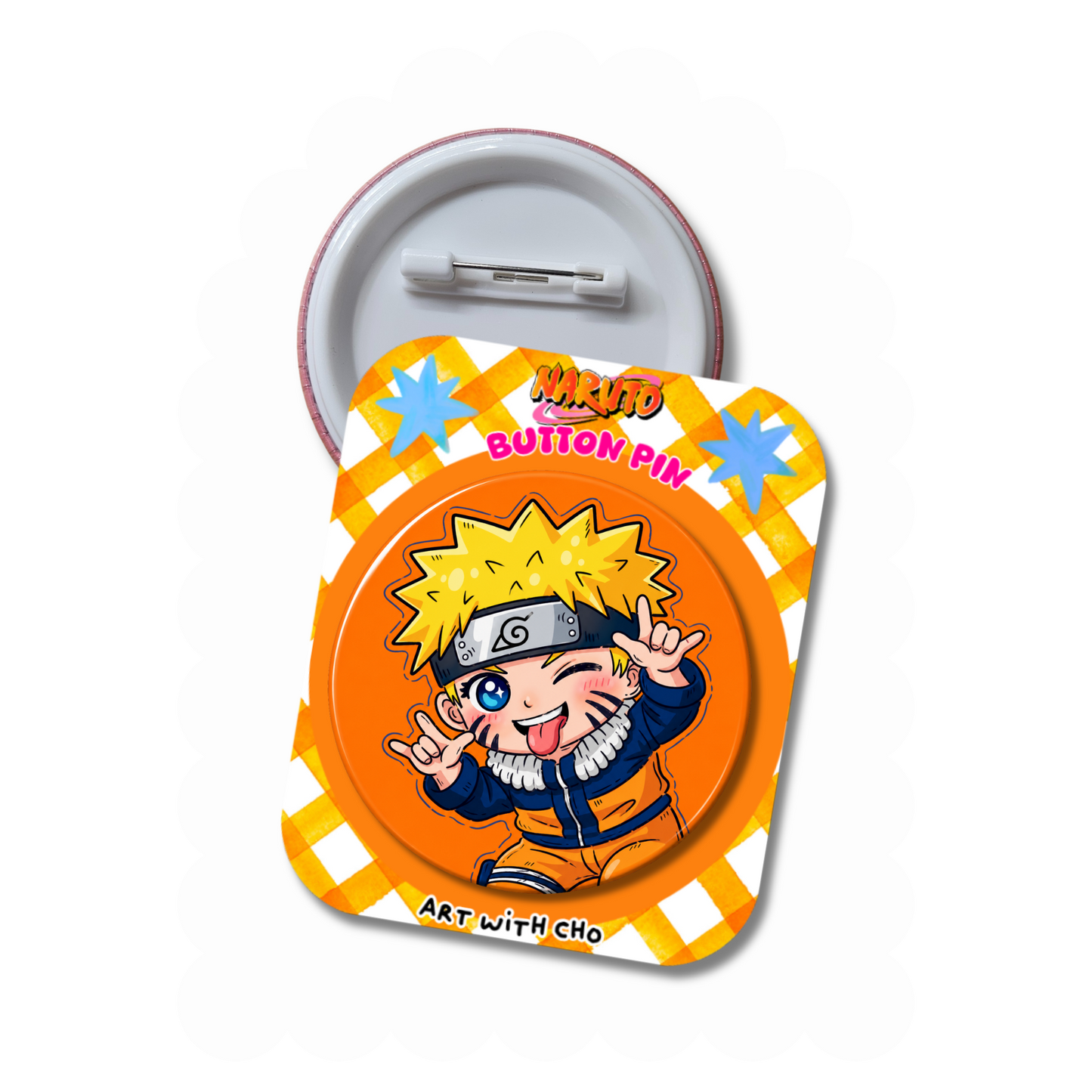 Naruto-Ninja Anime - Button Pin