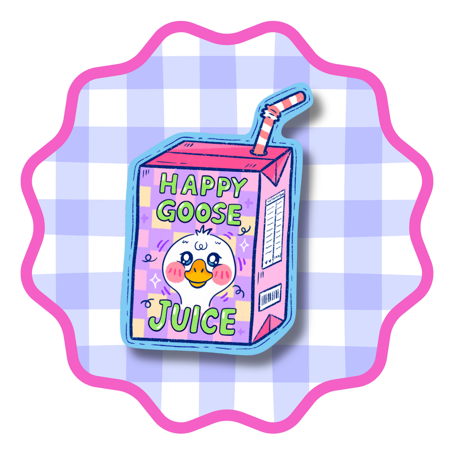 Happy Goose Juice Vinyl Sticker