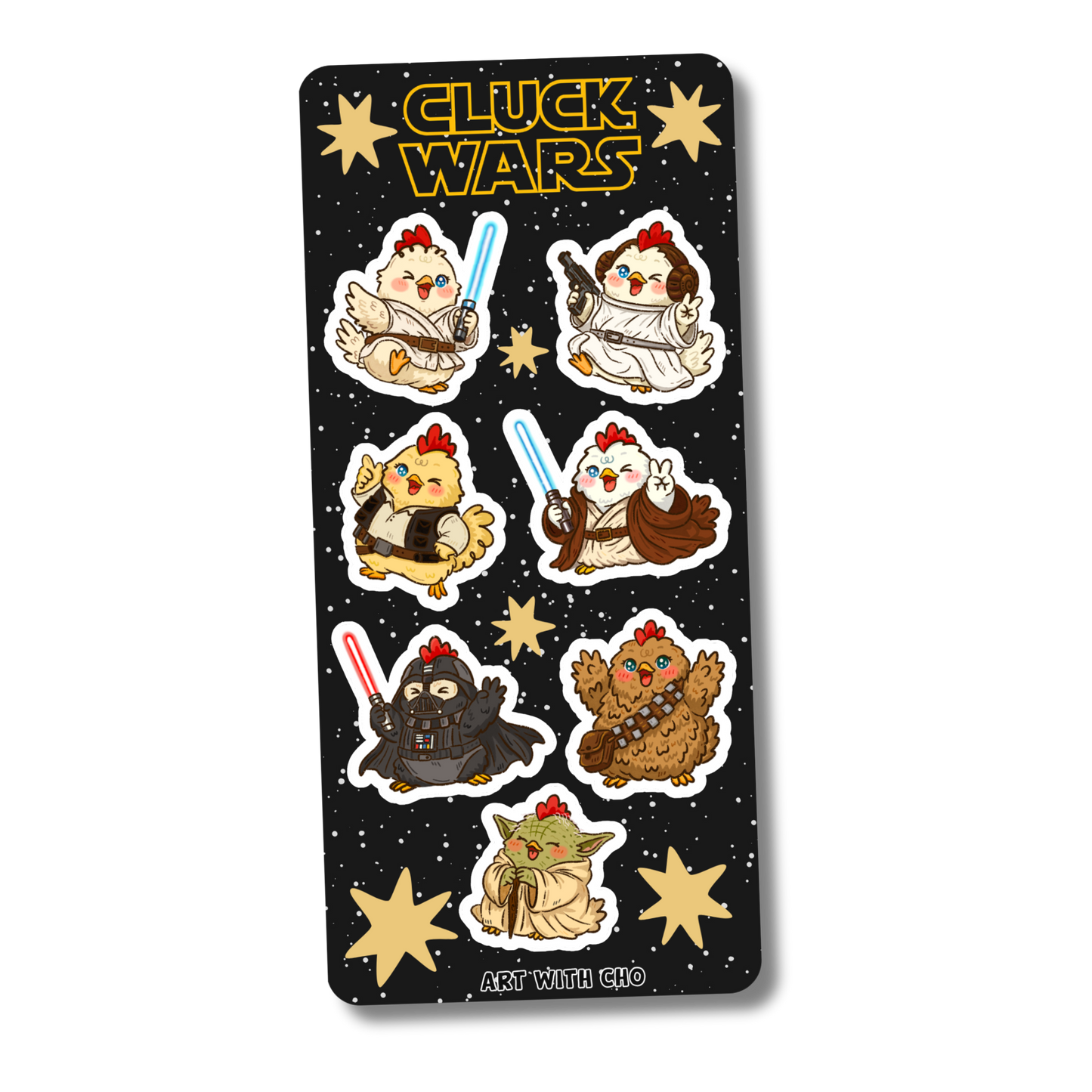 Cluck Wars Sticker Sheet