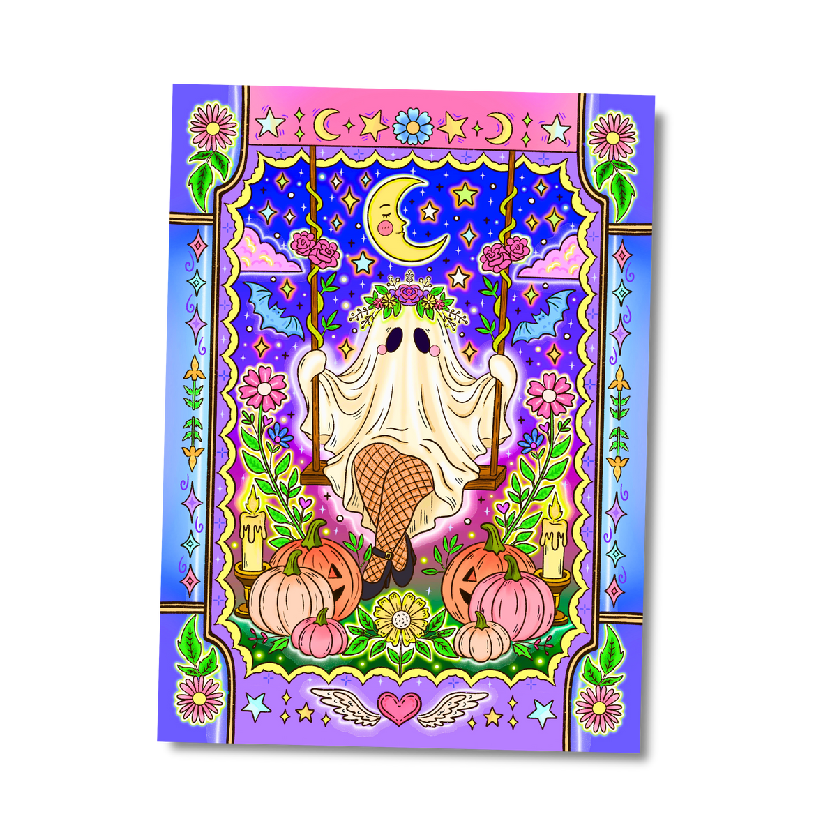 Sexy Ghost Art Print - 5"x7"