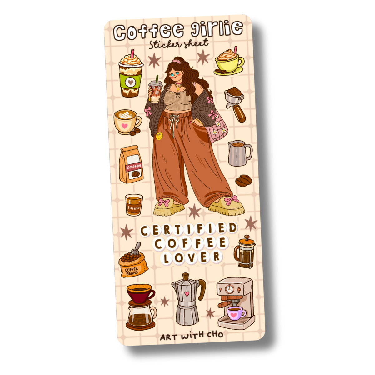 Coffee Girlie Sticker Sheet