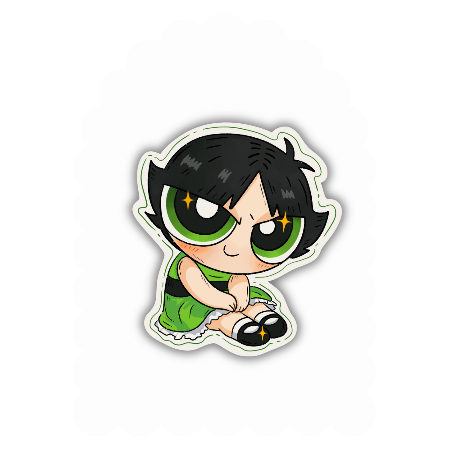 Buttercup - Powerpuff girls Vinyl Sticker