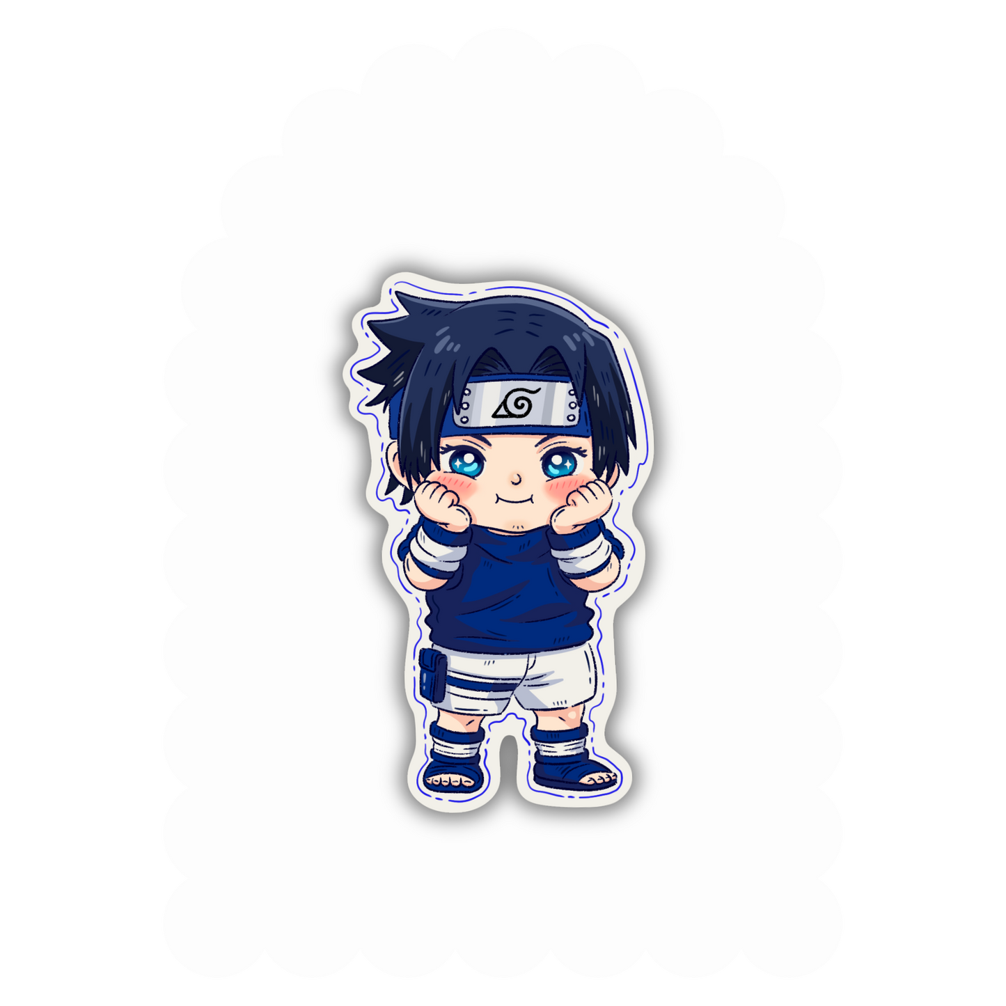 Ninja Anime Sasuke Fan-art Vinyl Sticker