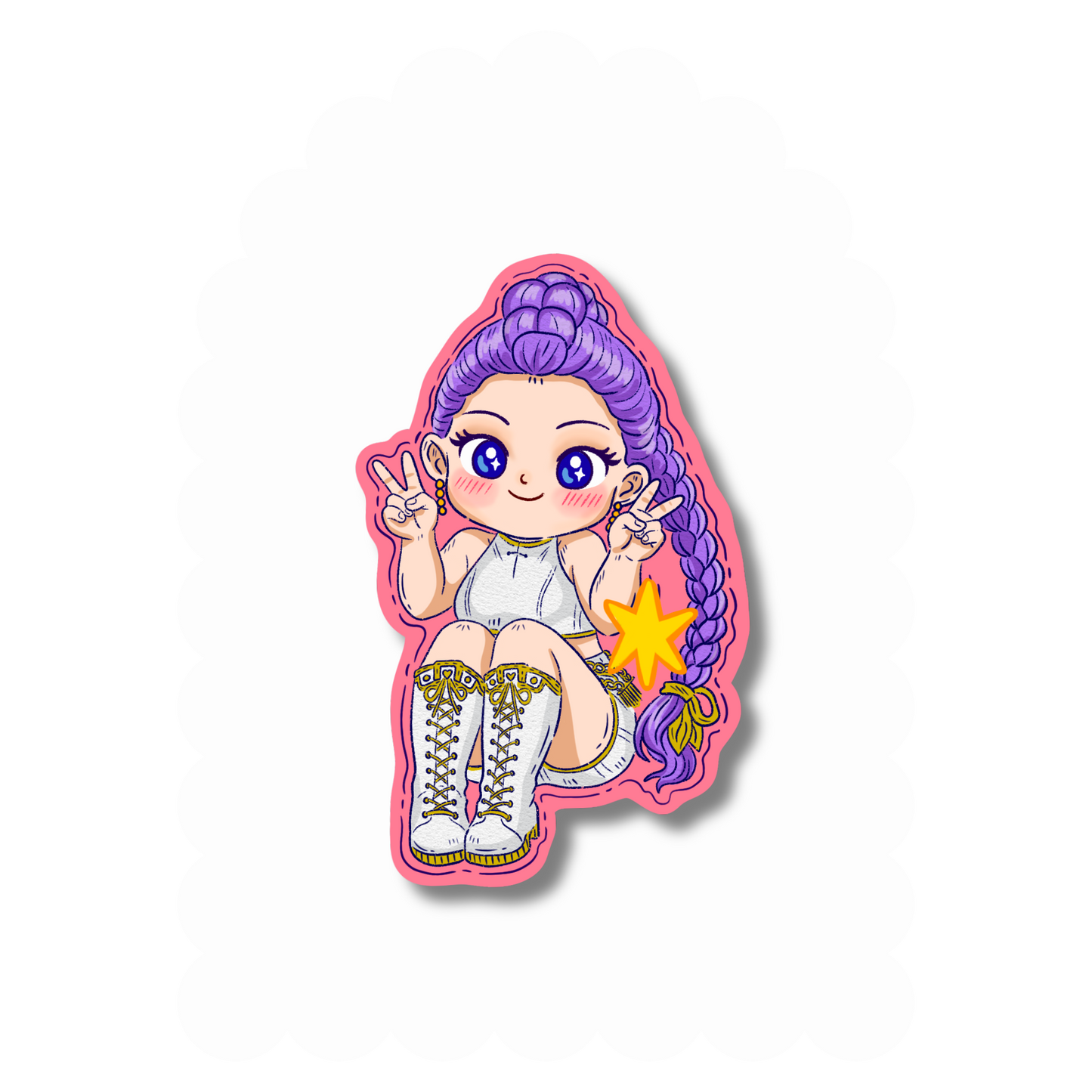 Rumi - Kpop Demon Hunter Vinyl Sticker