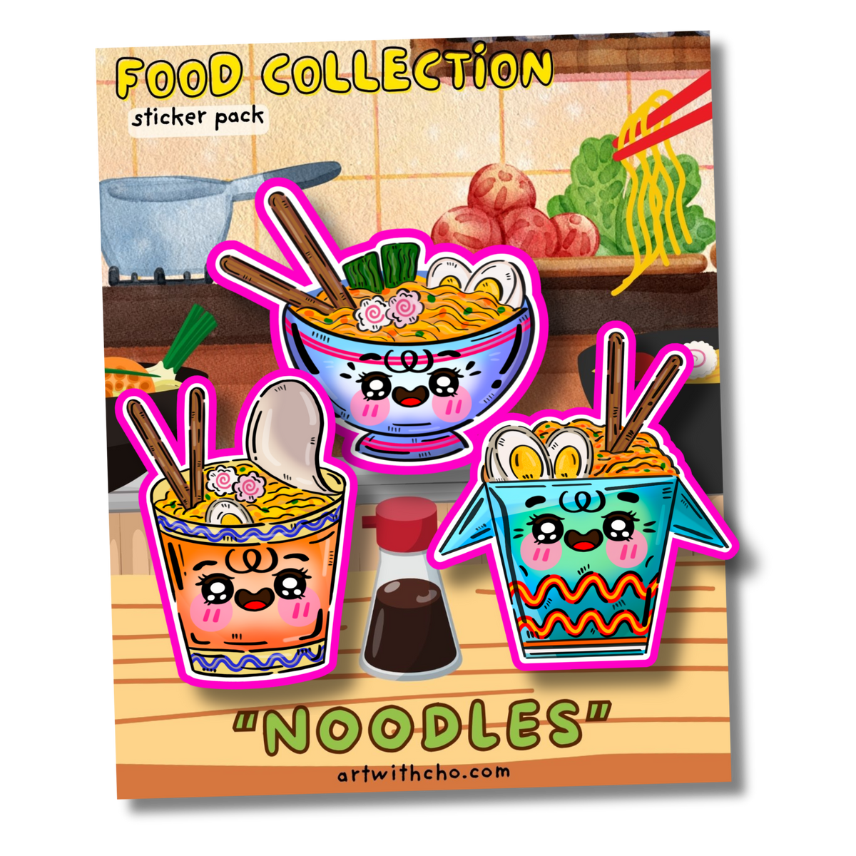 Noodles Sticker Pack