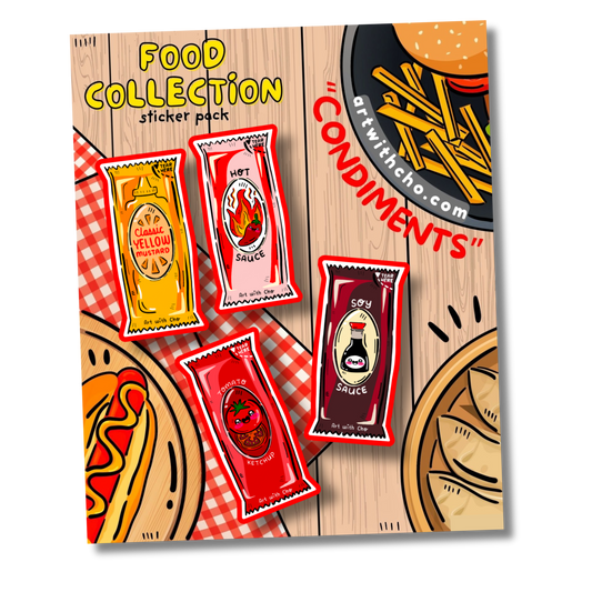 Condiments Sticker Pack
