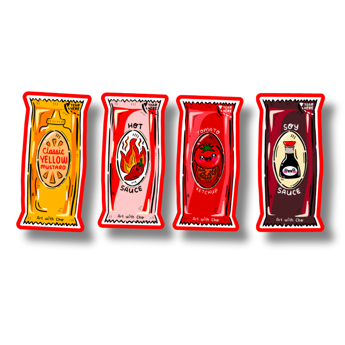 Condiments Sticker Pack