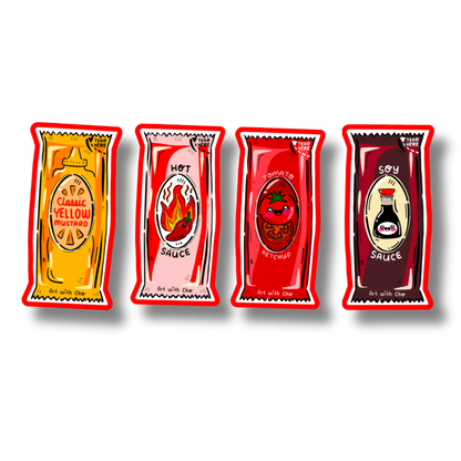 Condiments Sticker Pack