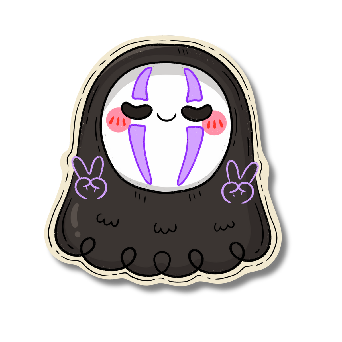 No Face - Studio Ghibli Vinyl Sticker