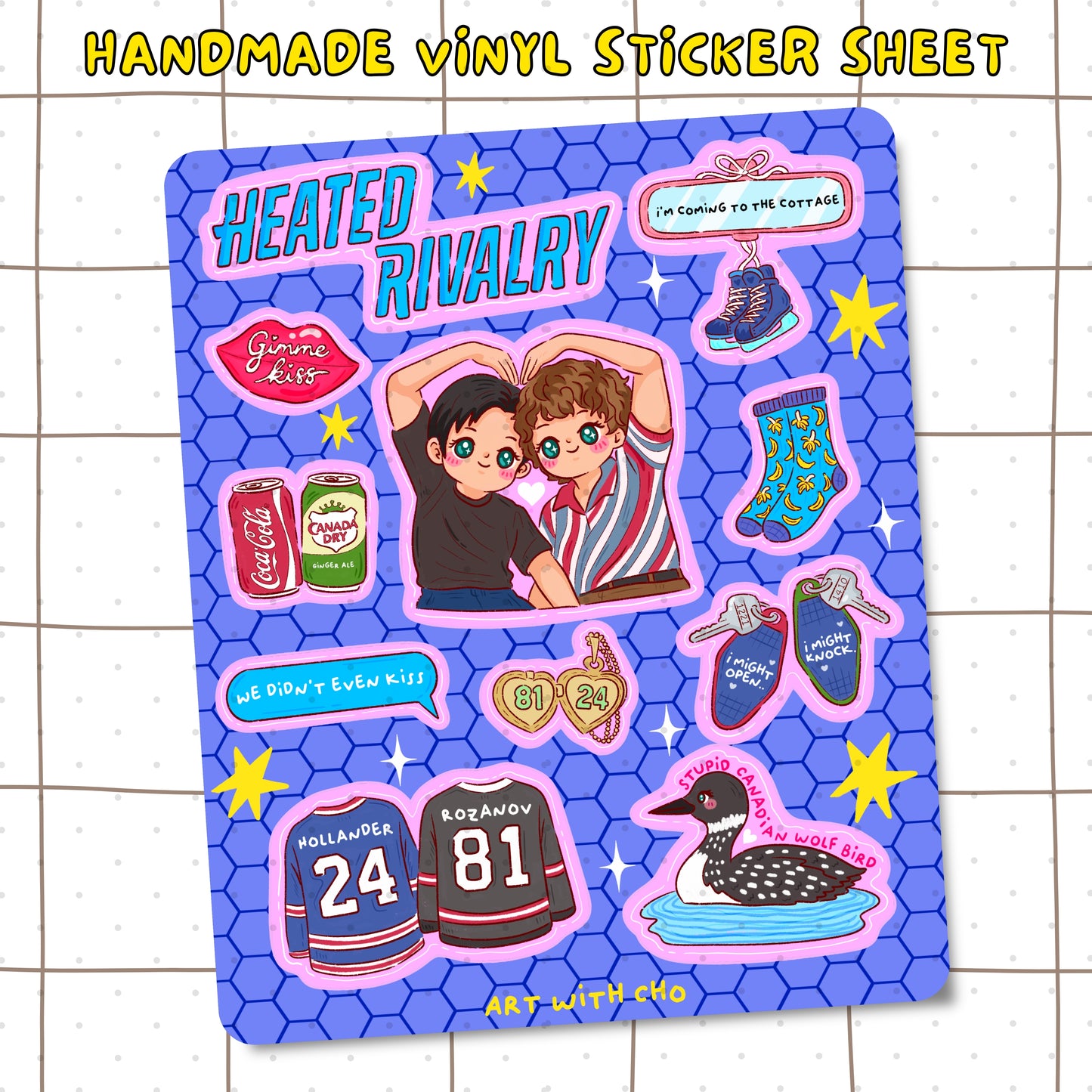 Heated Rivalry Sticker Sheet