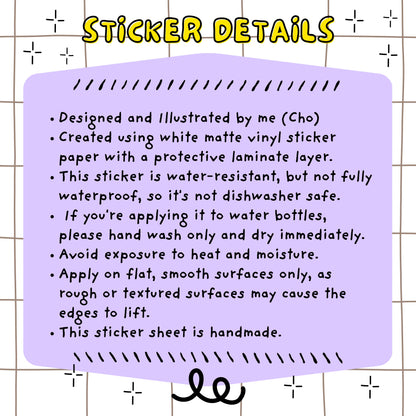 Just a girl - Sticker Sheet
