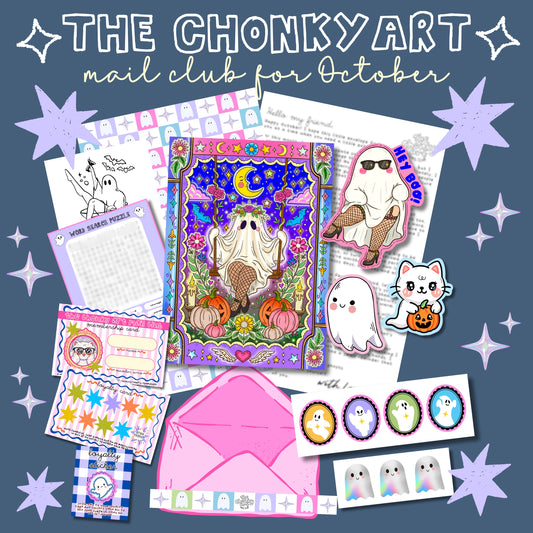 The Chonky Art Mail Club - Monthly Snail Mail