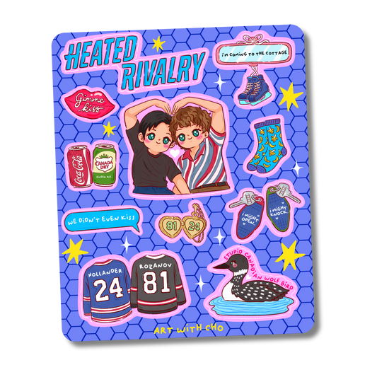 Heated Rivalry Sticker Sheet