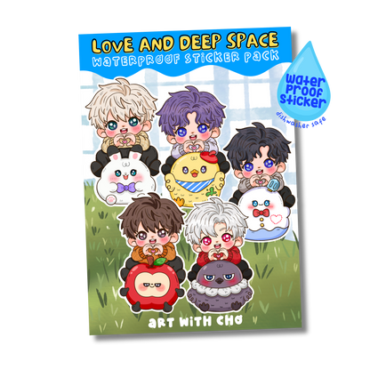 Love and Deep space Sticker Pack