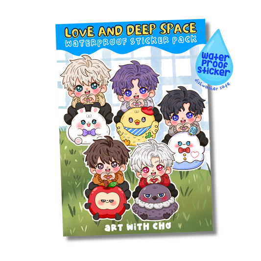 Love and Deep space Sticker Pack