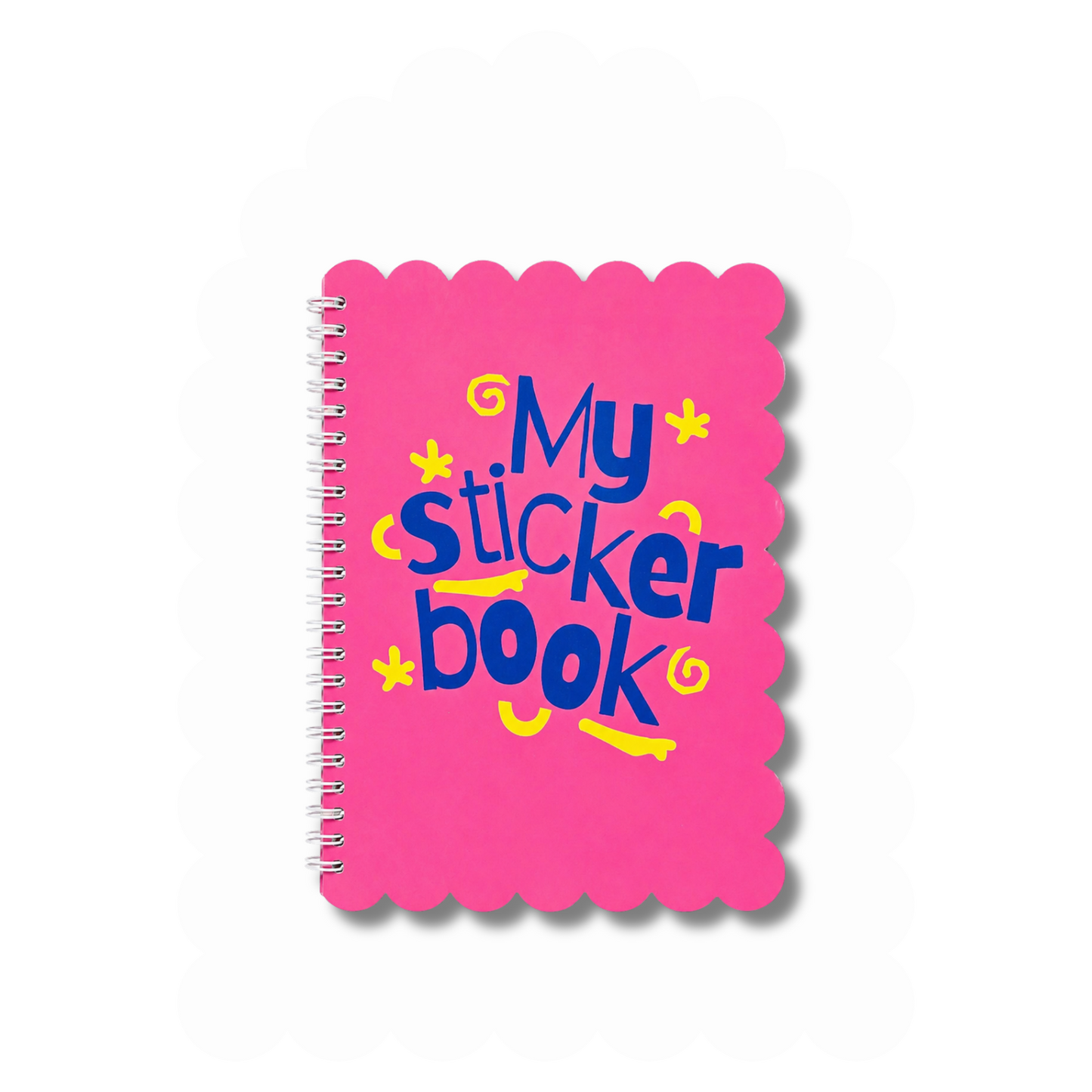 A5 Pink Reusable Sticker Book