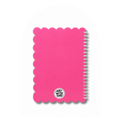 A5 Pink Reusable Sticker Book