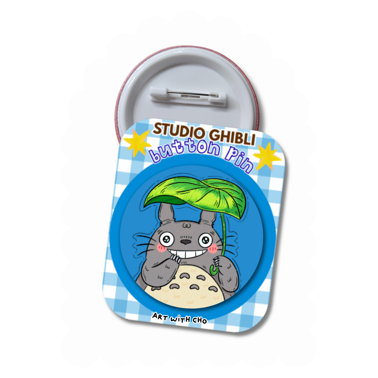 Totoro - Studio Ghibli Button Pin