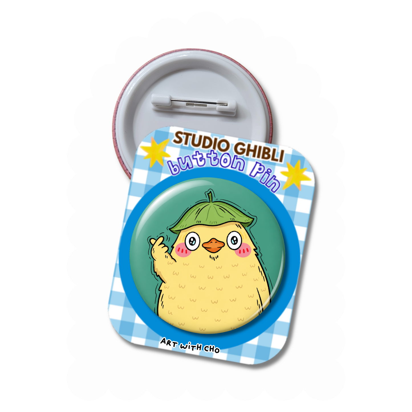Otori-Sama - Studio Ghibli Button Pin