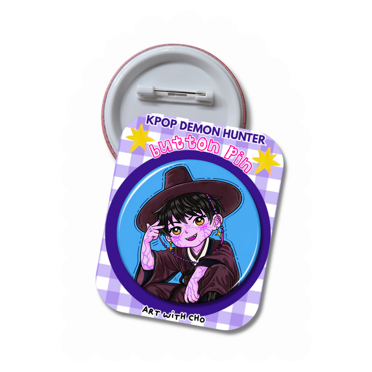 Jinu Saja Boys- Kpop Demon Hunter Button Pin