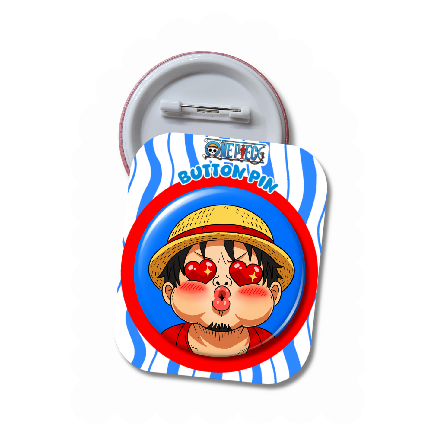 Luffy - OP Pirates Button Pin