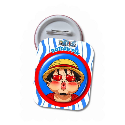 Luffy - OP Pirates Button Pin