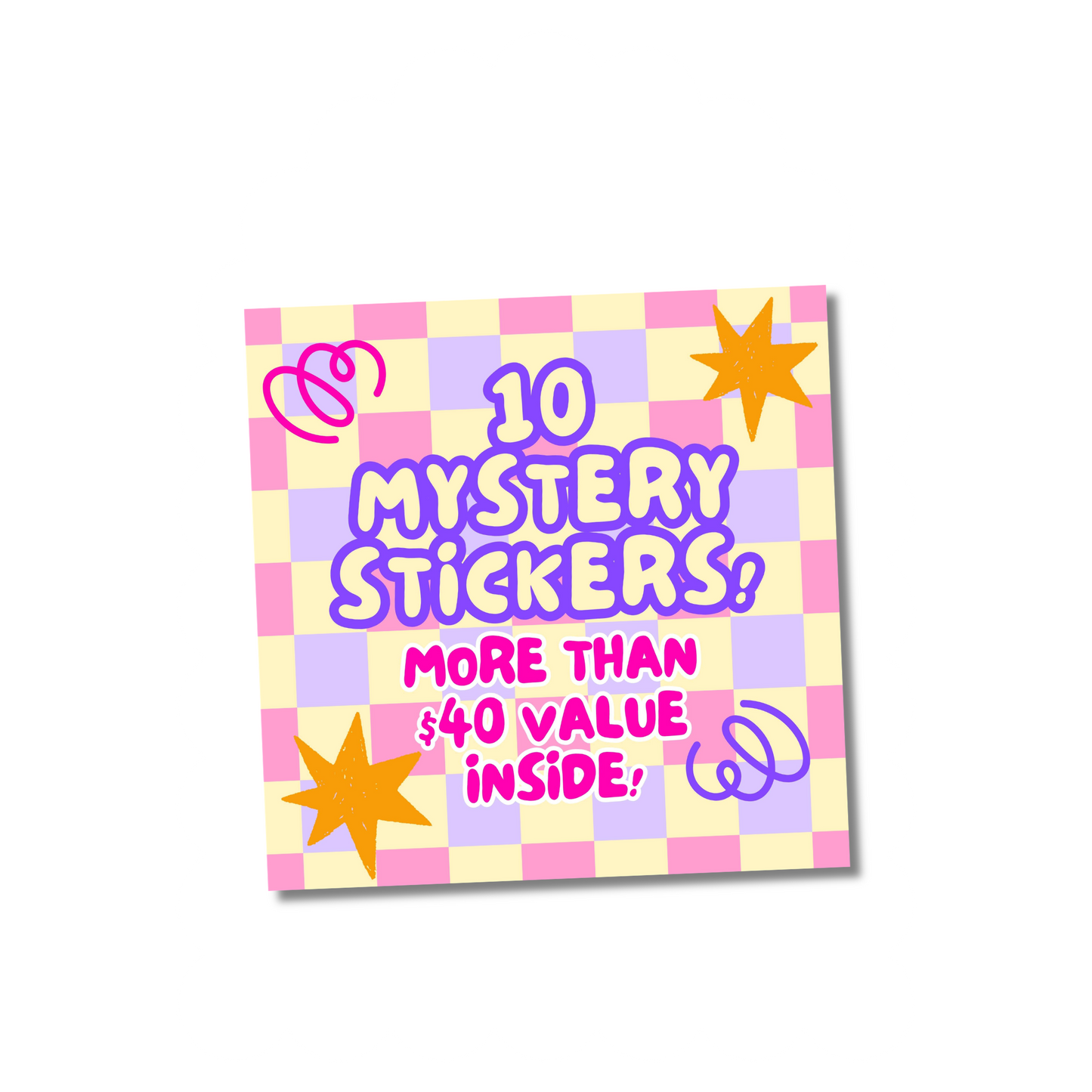 10 Mystery Stickers