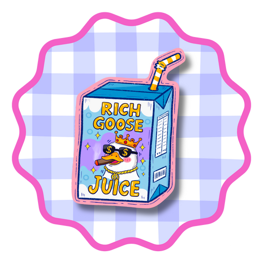 Rich Goose Juice Vinyl Sticker