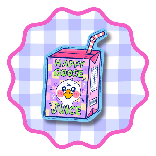 Happy Goose Juice Vinyl Sticker