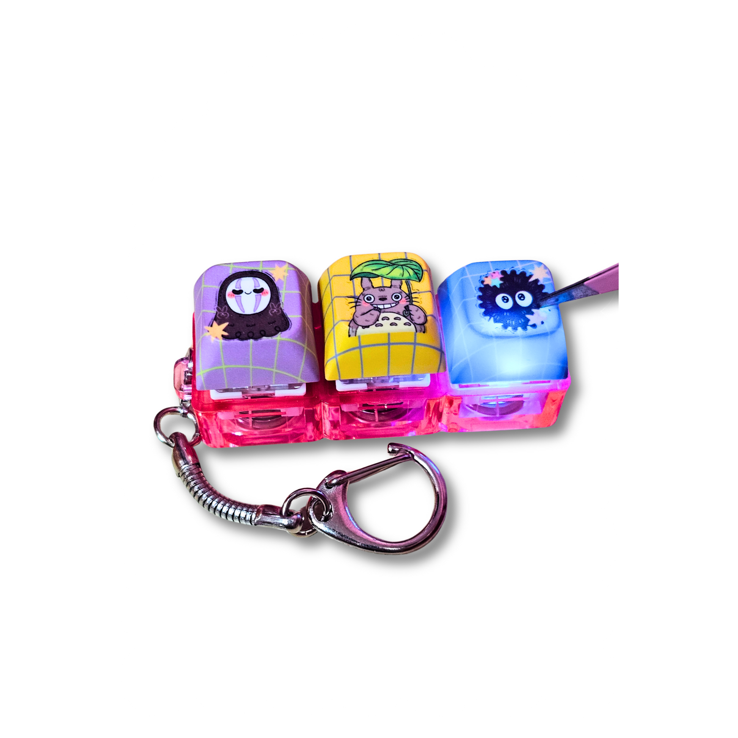 3-set Light up Keyboard Fidget Clicker - Studio Ghibli