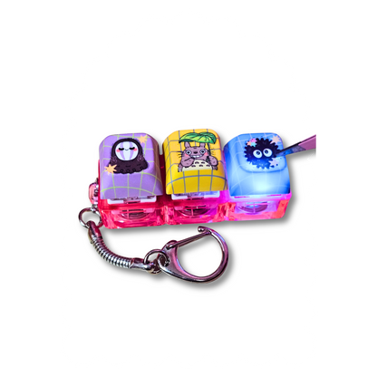 3-set Light up Keyboard Fidget Clicker - Studio Ghibli