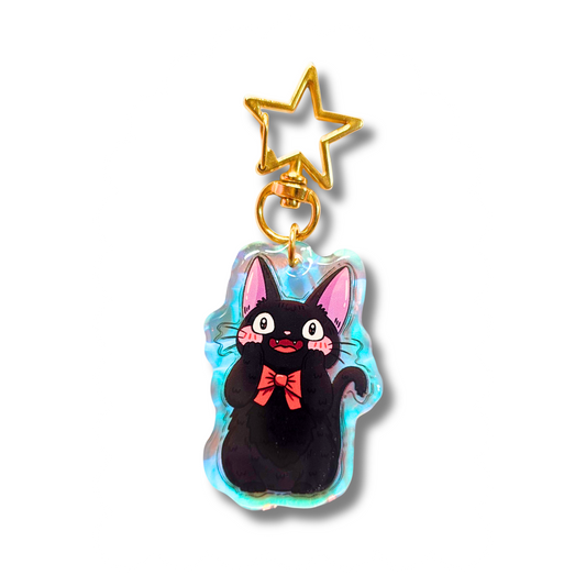 Jiji - Studio Ghibli Rainbow Acrylic Keychain