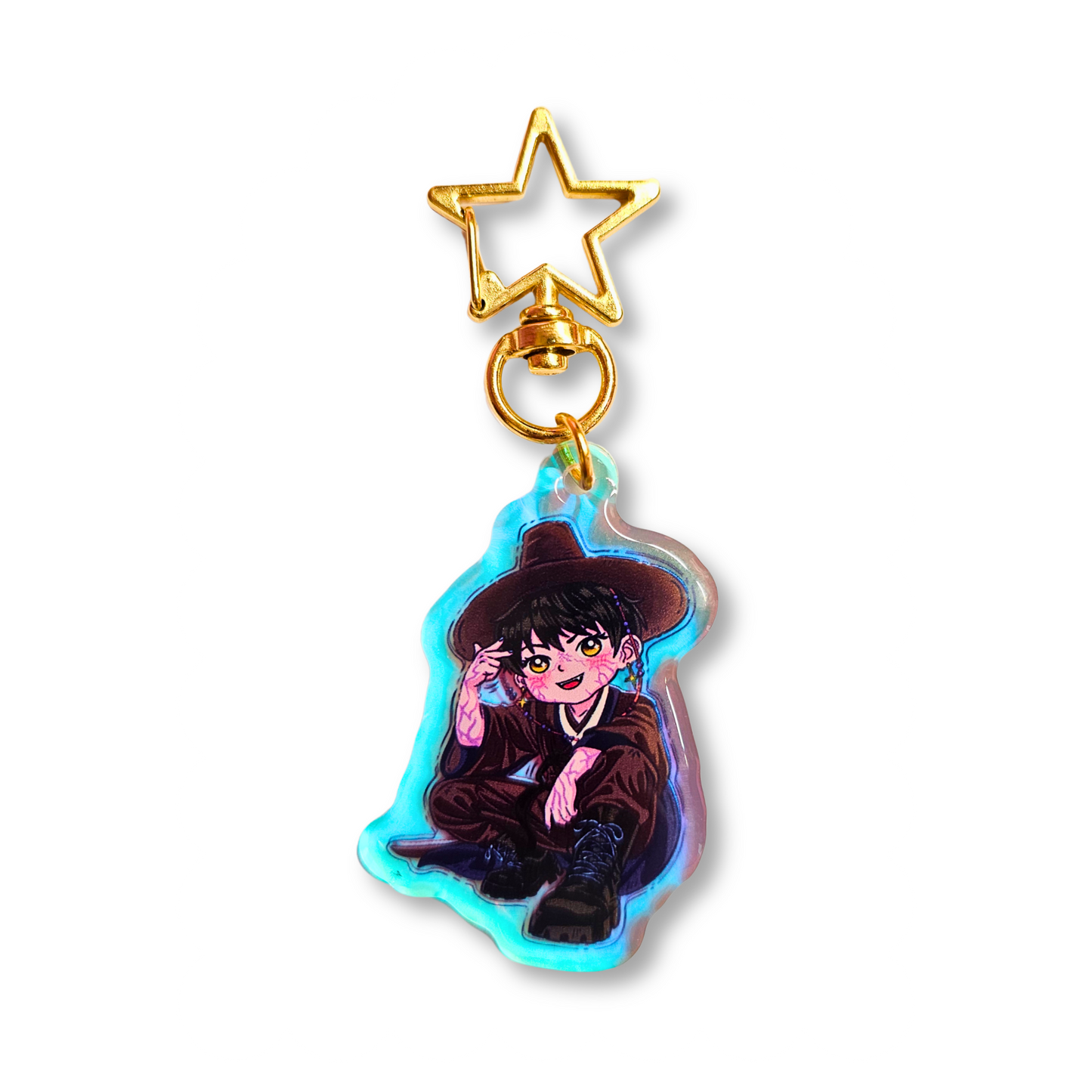 Jinu Saja Boys- Kpop Demon Hunter Rainbow Acrylic Keychain