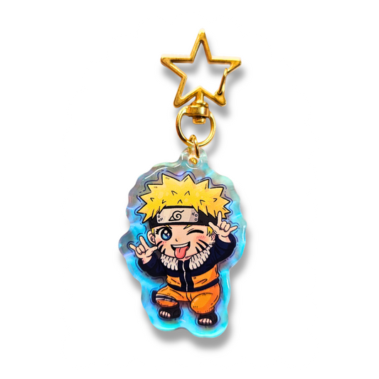 Naruto - Anime Rainbow Acrylic Keychain