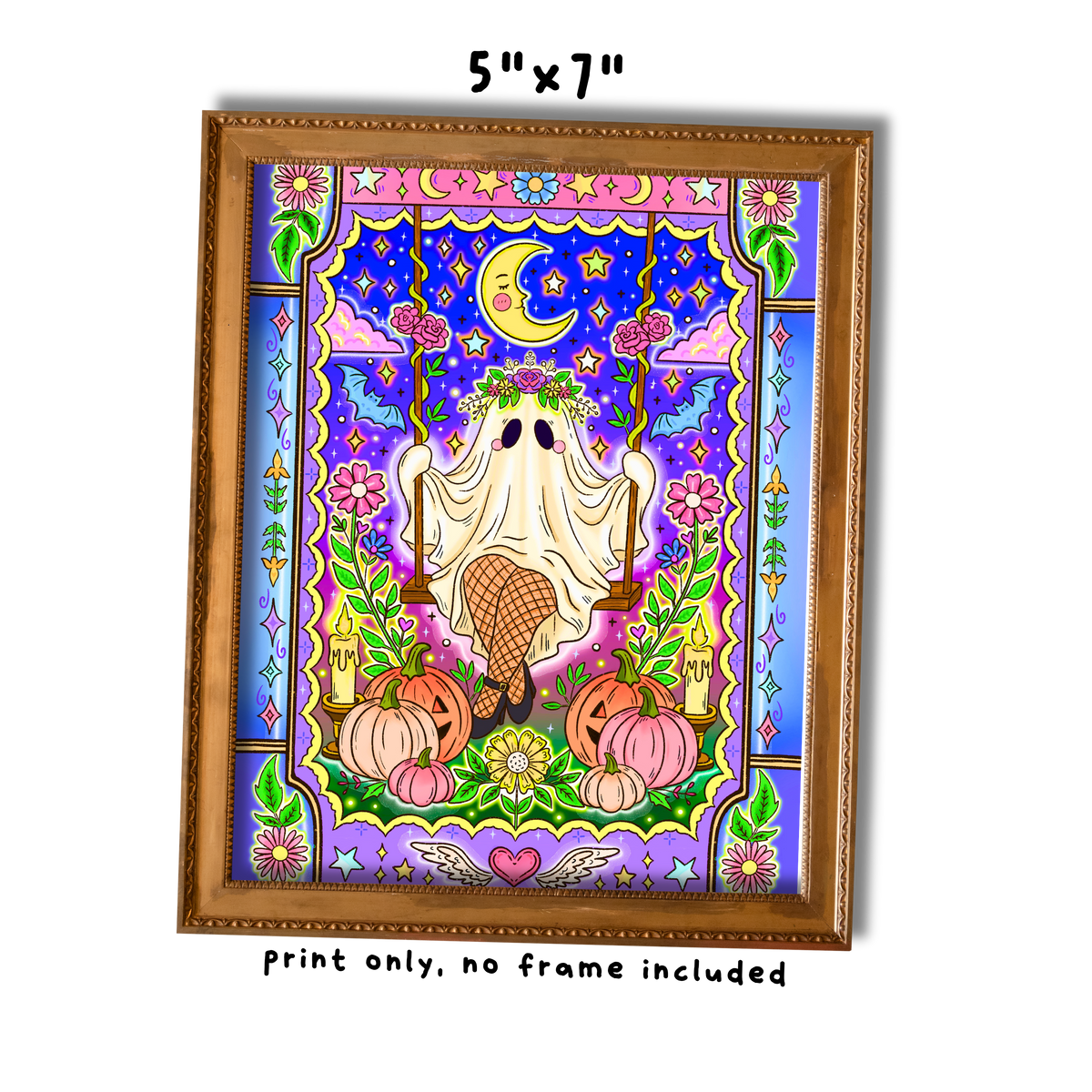 Sexy Ghost Art Print - 5"x7"