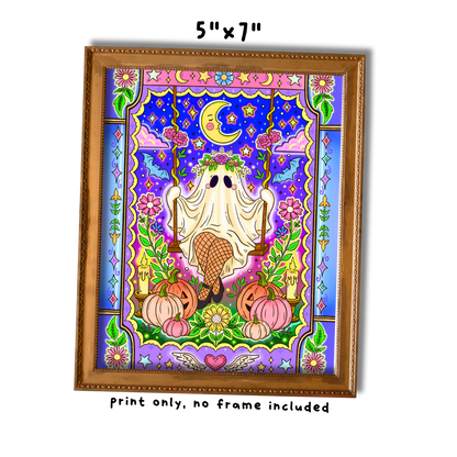 Sexy Ghost Art Print - 5"x7"