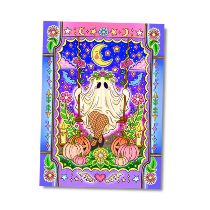 Sexy Ghost Art Print - 5"x7"