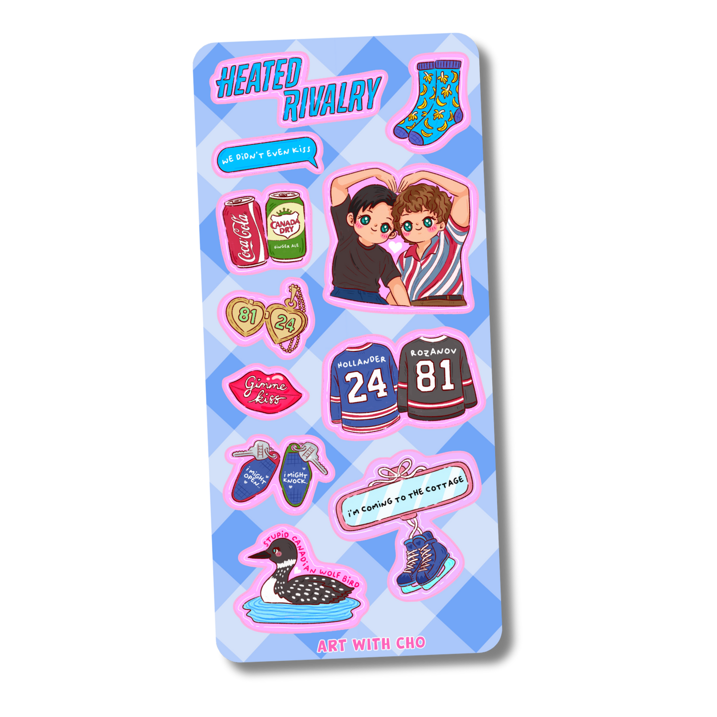 Heated Rivalry Sticker Sheet