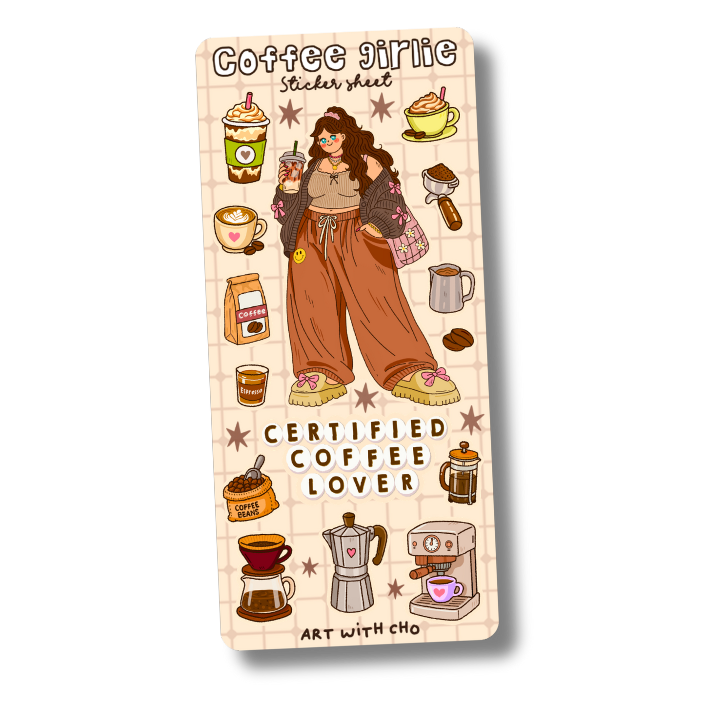 Coffee Girlie Sticker Sheet