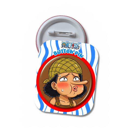 Usopp - OP Pirates Button Pin