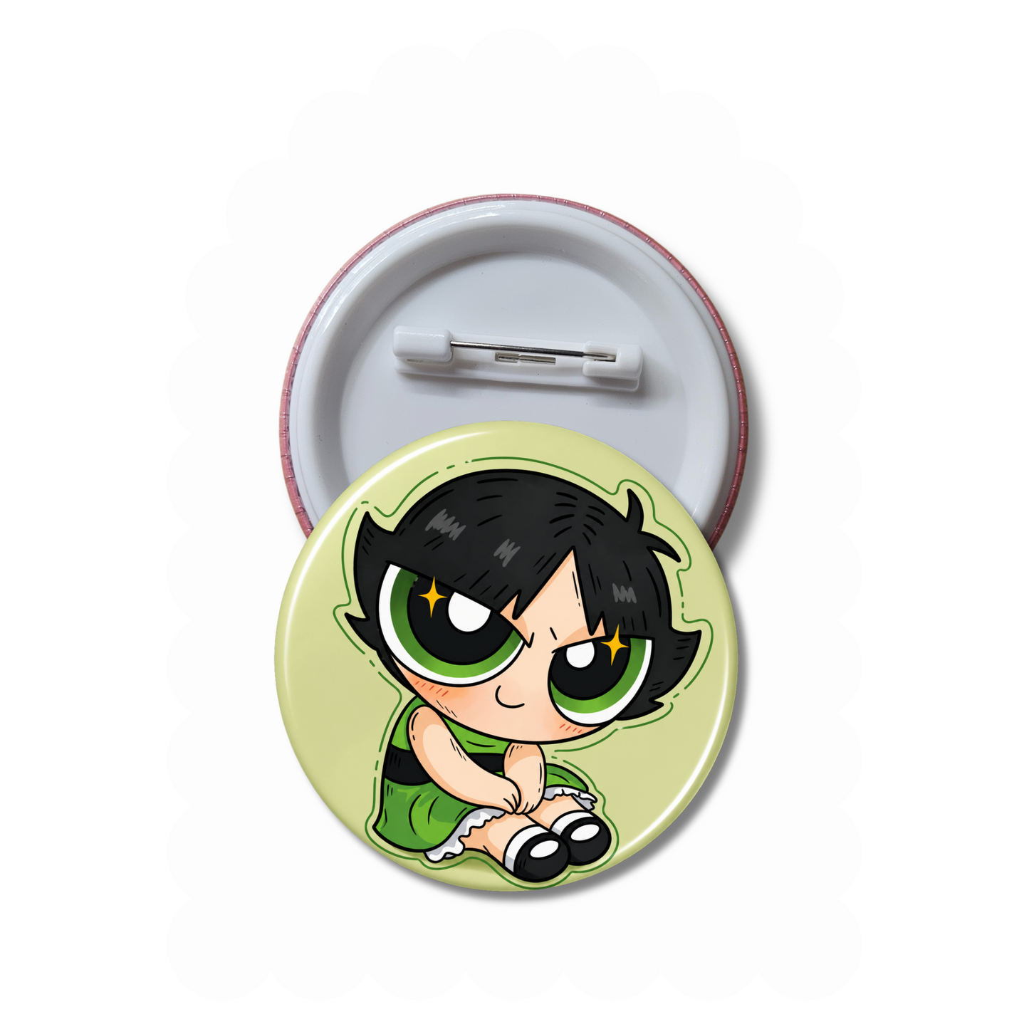 Buttercup - PPG Button Pin