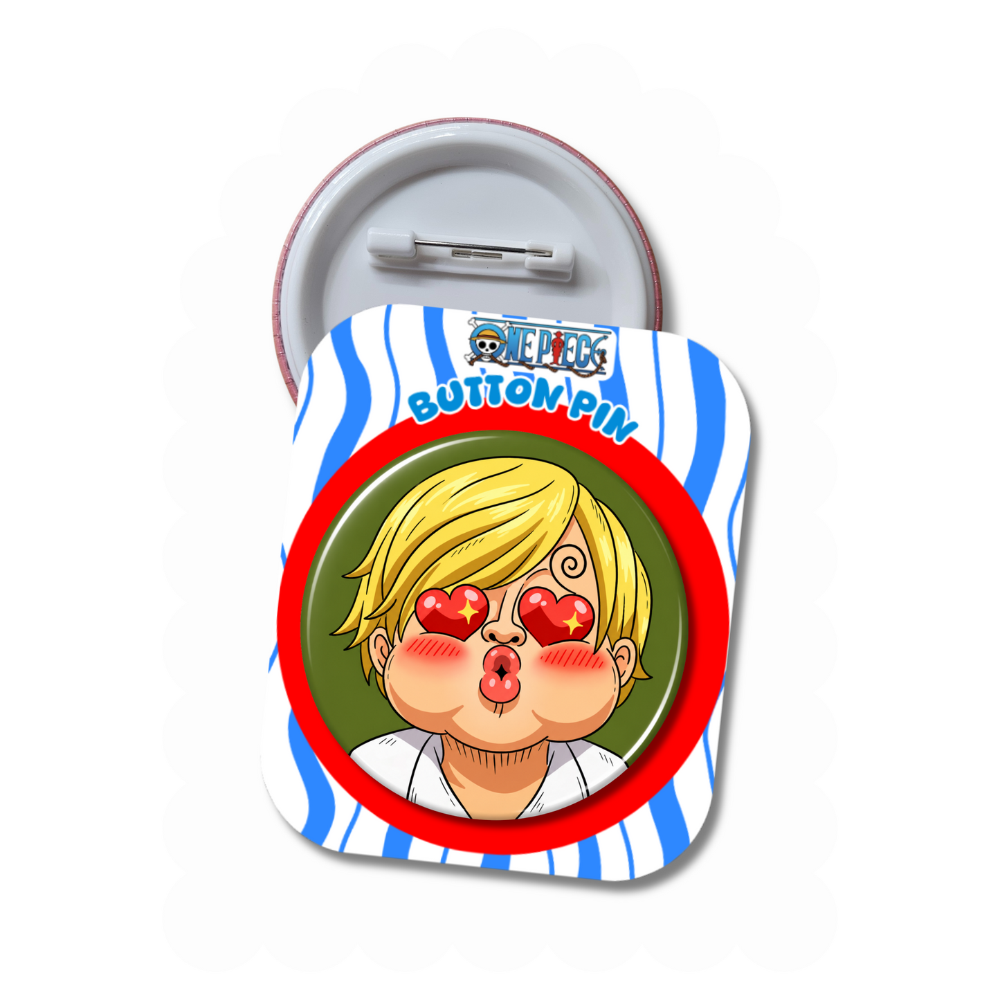 Sanji - OP Pirates Button Pin
