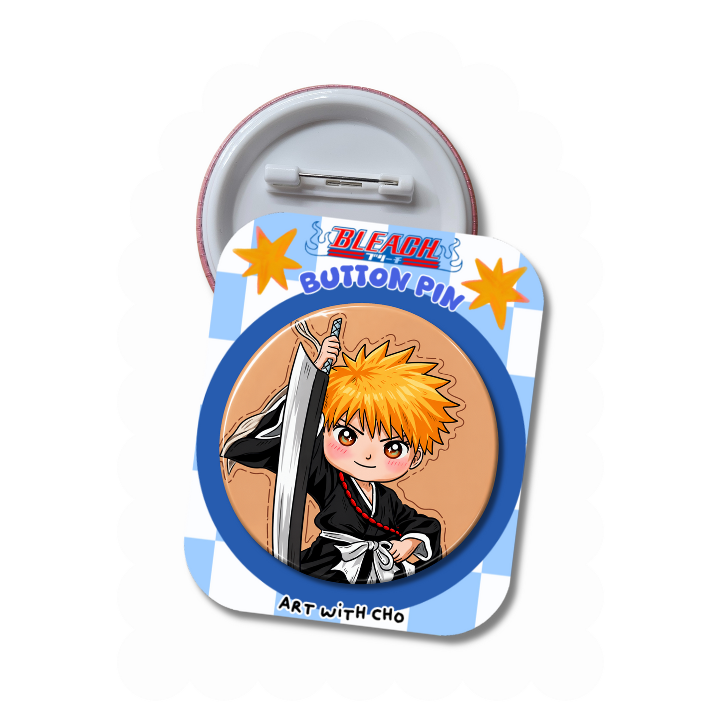 Ichigo - Bleach Button Pin