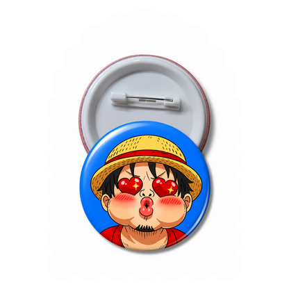 Luffy - OP Pirates Button Pin