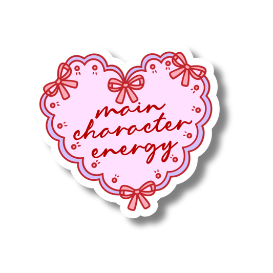 main character Vinyl Sticker