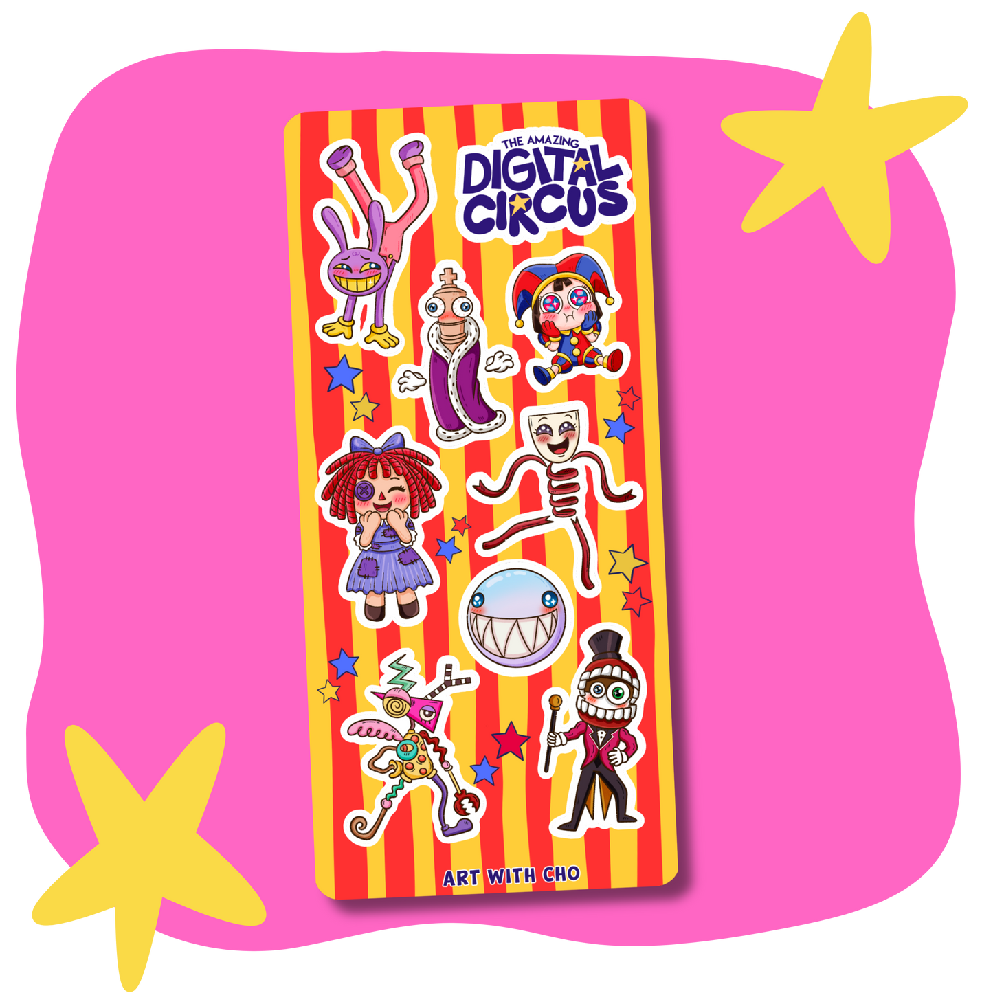 Digital Circus Sticker Sheet