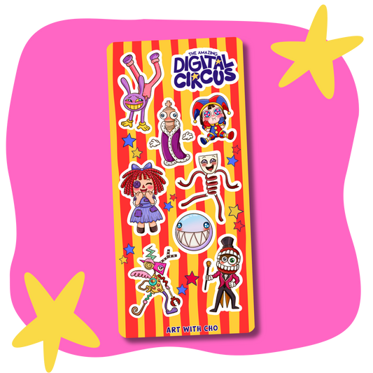 Circus Friends Sticker Sheet