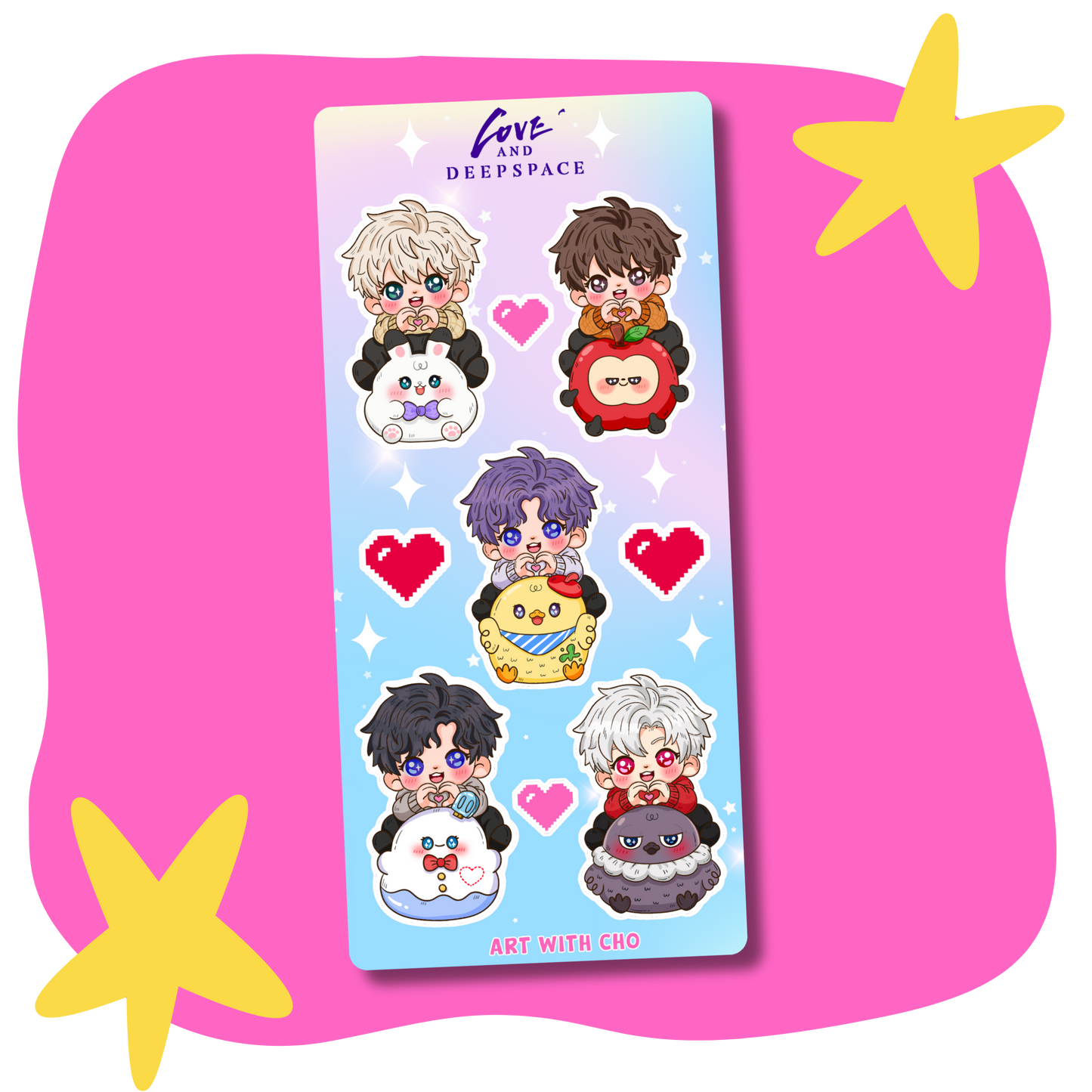 Love and Deepspace Sticker Sheet
