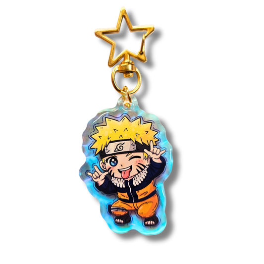 Naruto - Anime Rainbow Acrylic Keychain
